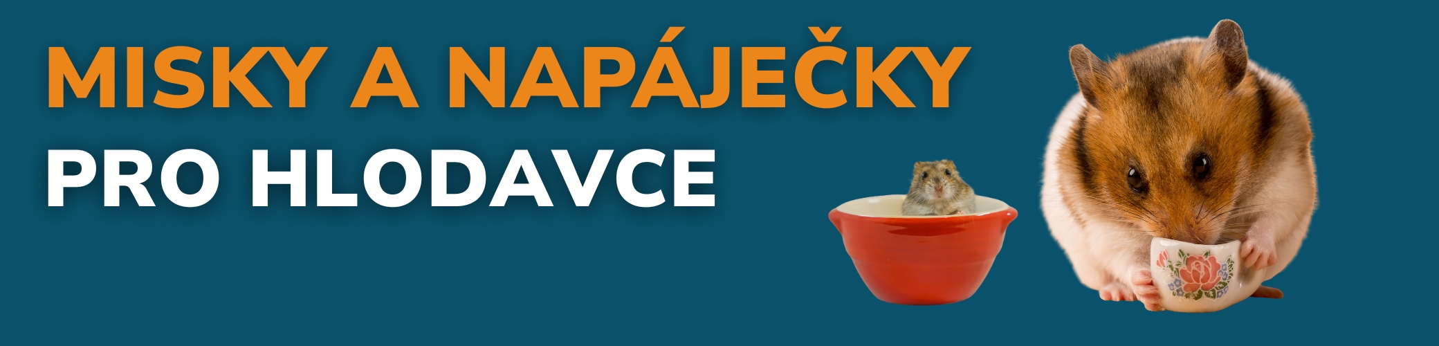 misky a napajecky pro hlodavce